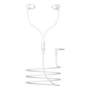 white earphones